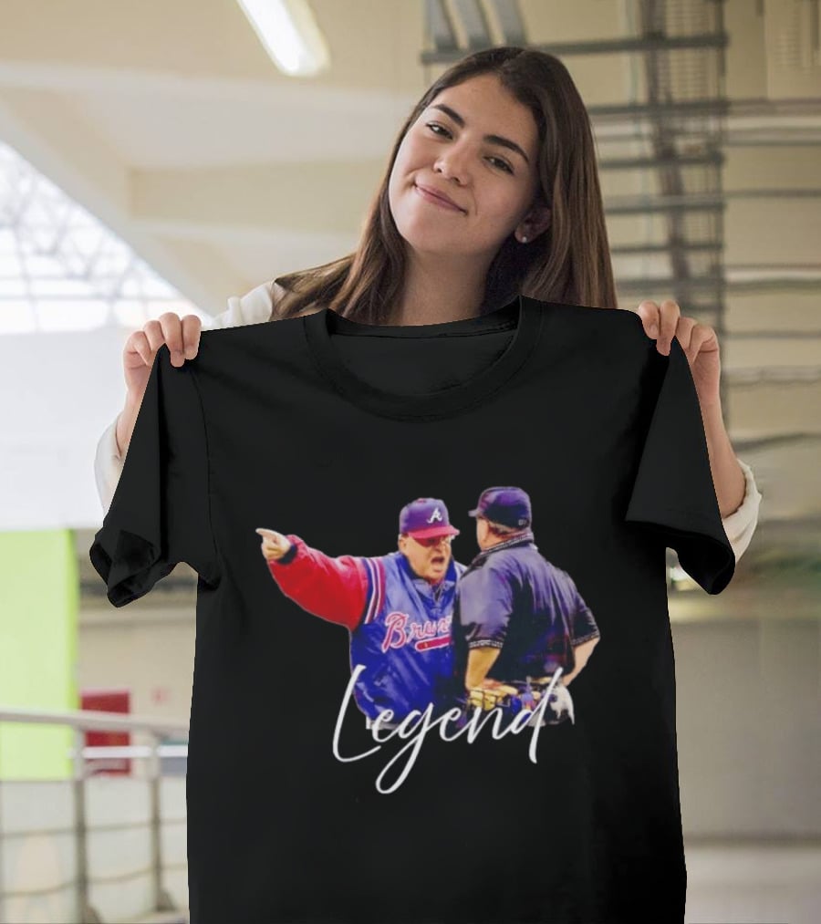 Legend Braves Bobby Cox Heated Argument With Referee T-Shirt