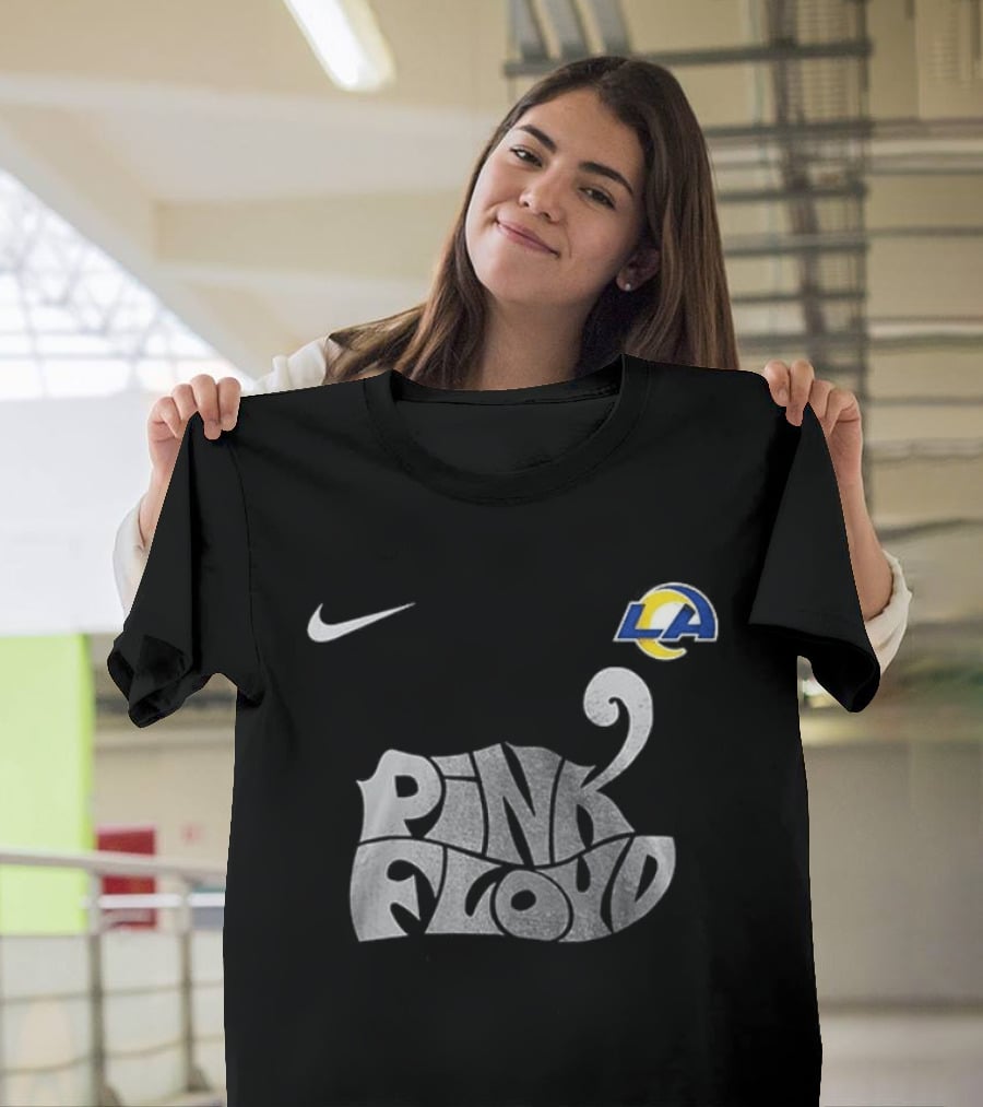 Los Angeles Rams Pink Floyd The Dark Side Of The Moon Nike Collaboration T-Shirt