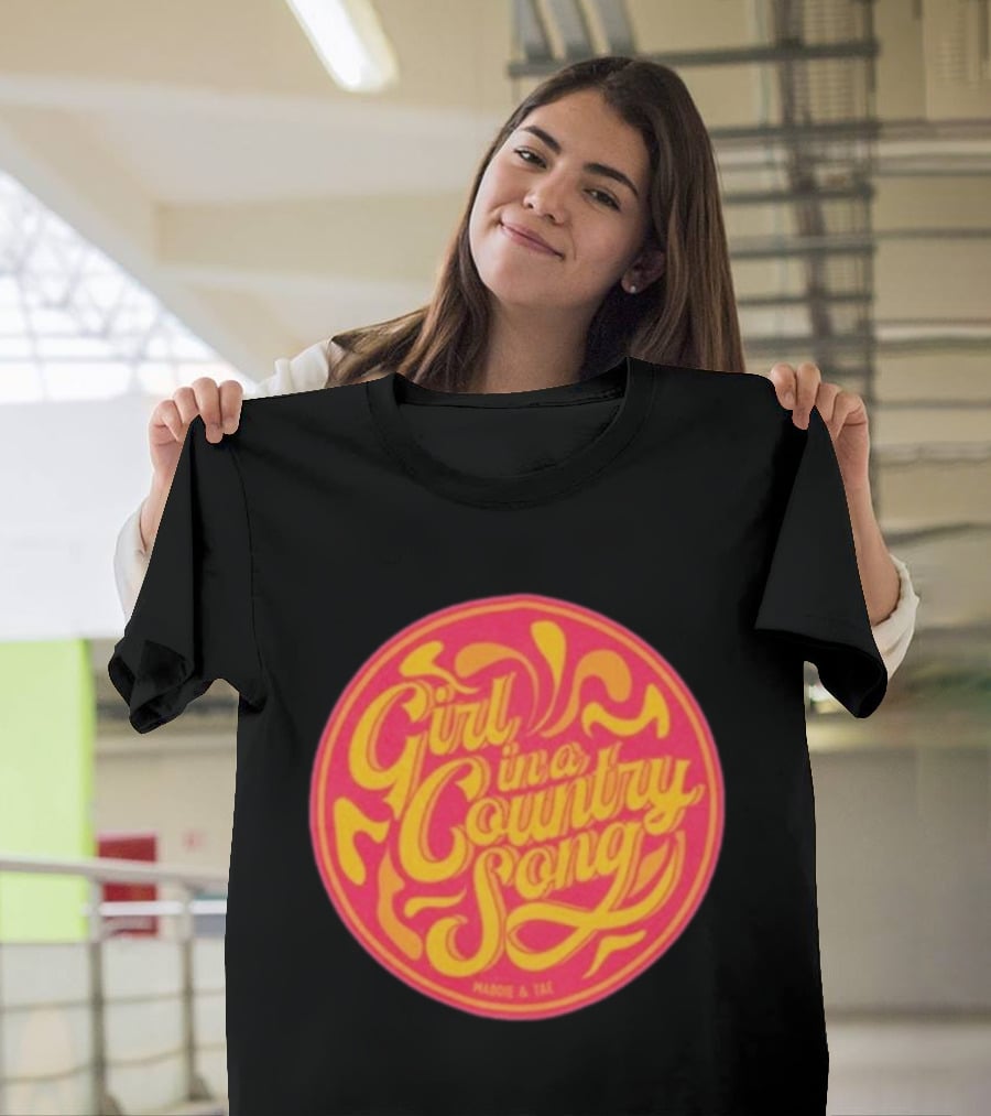 Maddie & Tae Girl In A Country Song Retro Pop T-Shirt