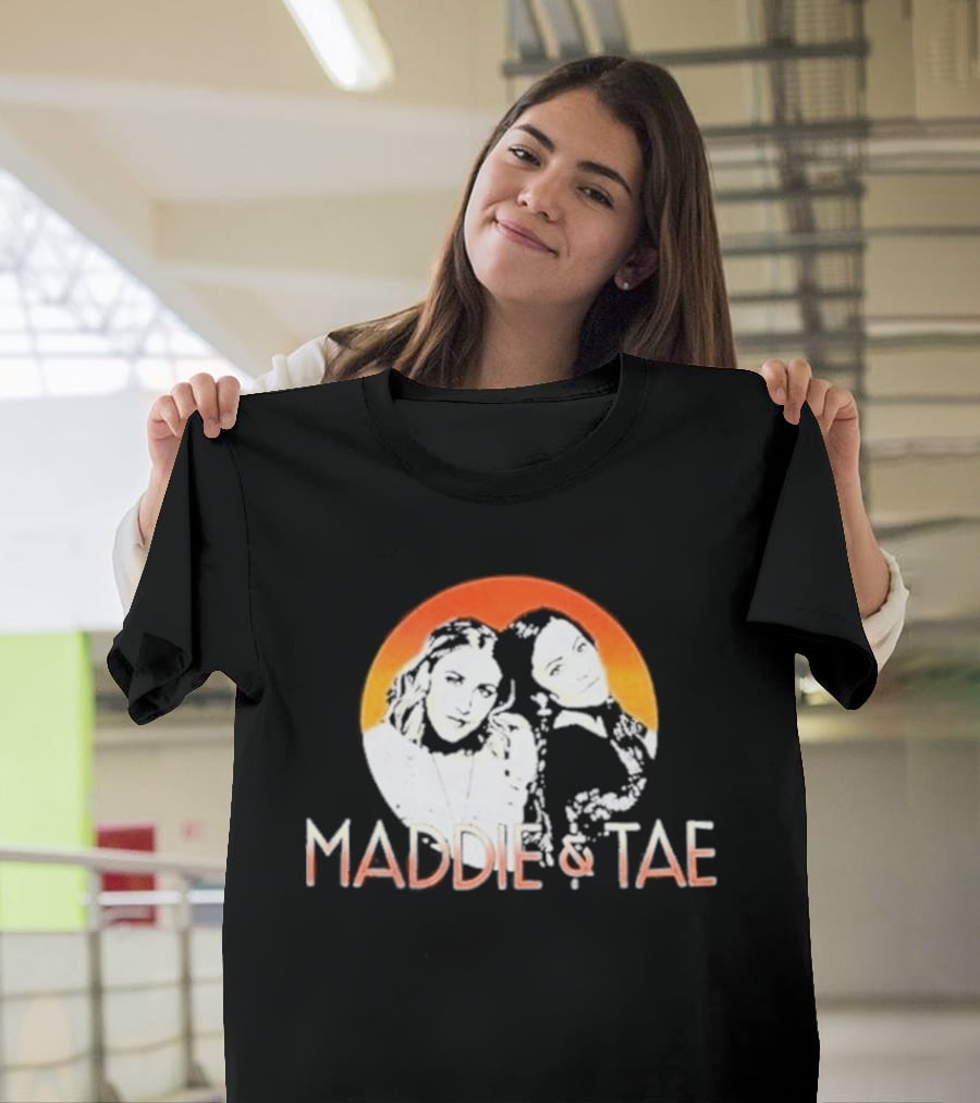 Maddie & Tae Country Music Duo Orange Arch T-Shirt