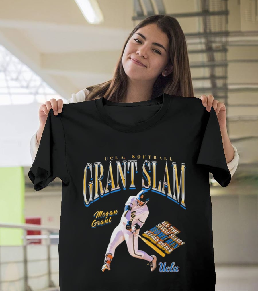 UCLA Softball Grant Slam Megan Grant Athlete Student Powerhouse T-Shirt