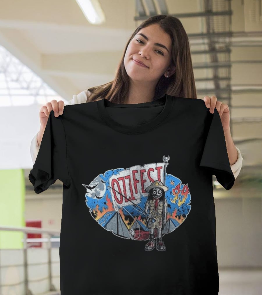 Ozzy Osbourne Ozzfest 1999 Festival Pyramids And Flames T-Shirt
