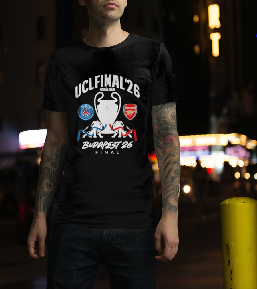UCL Final 2026 Paris Saint Germain Vs Arsenal Budapest T-Shirt