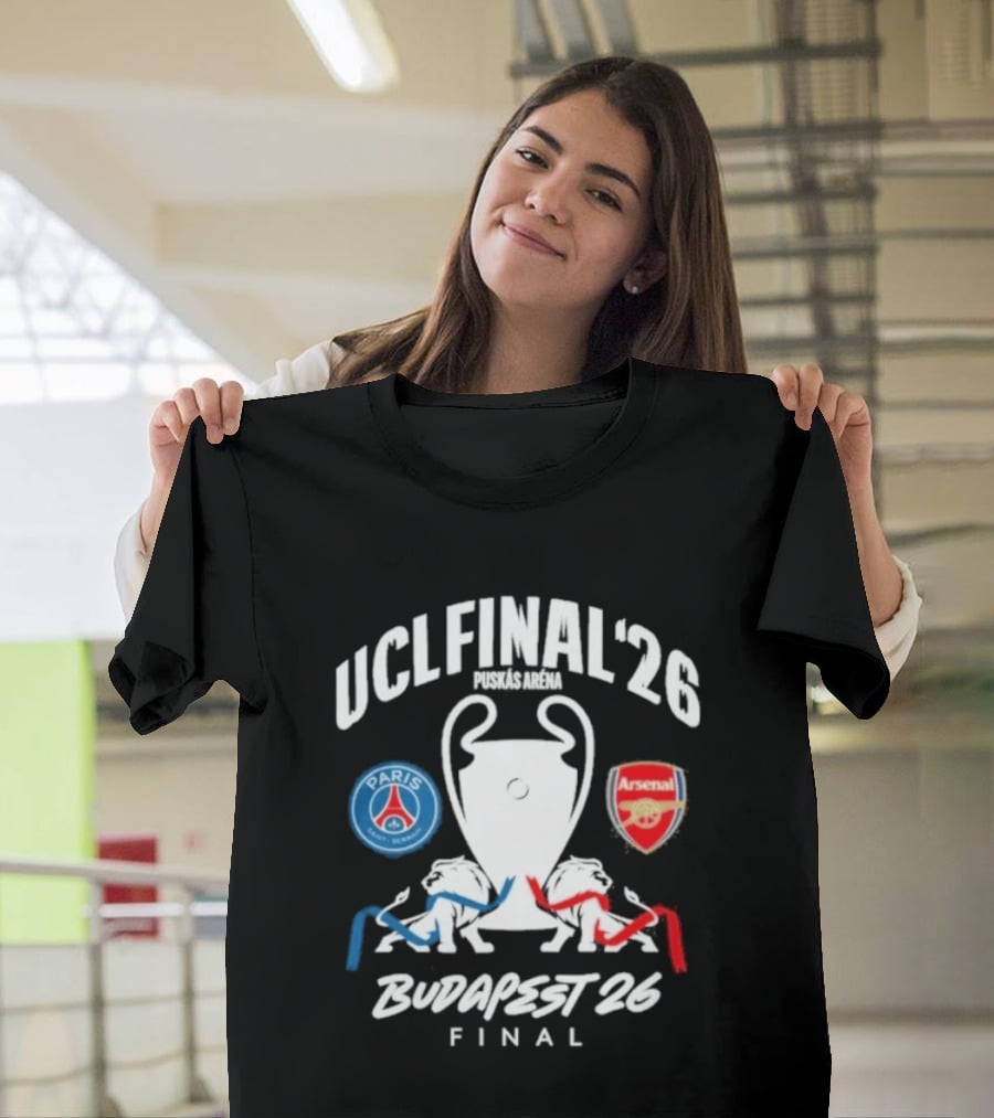 UCL Final 2026 Paris Saint Germain Vs Arsenal Budapest T-Shirt