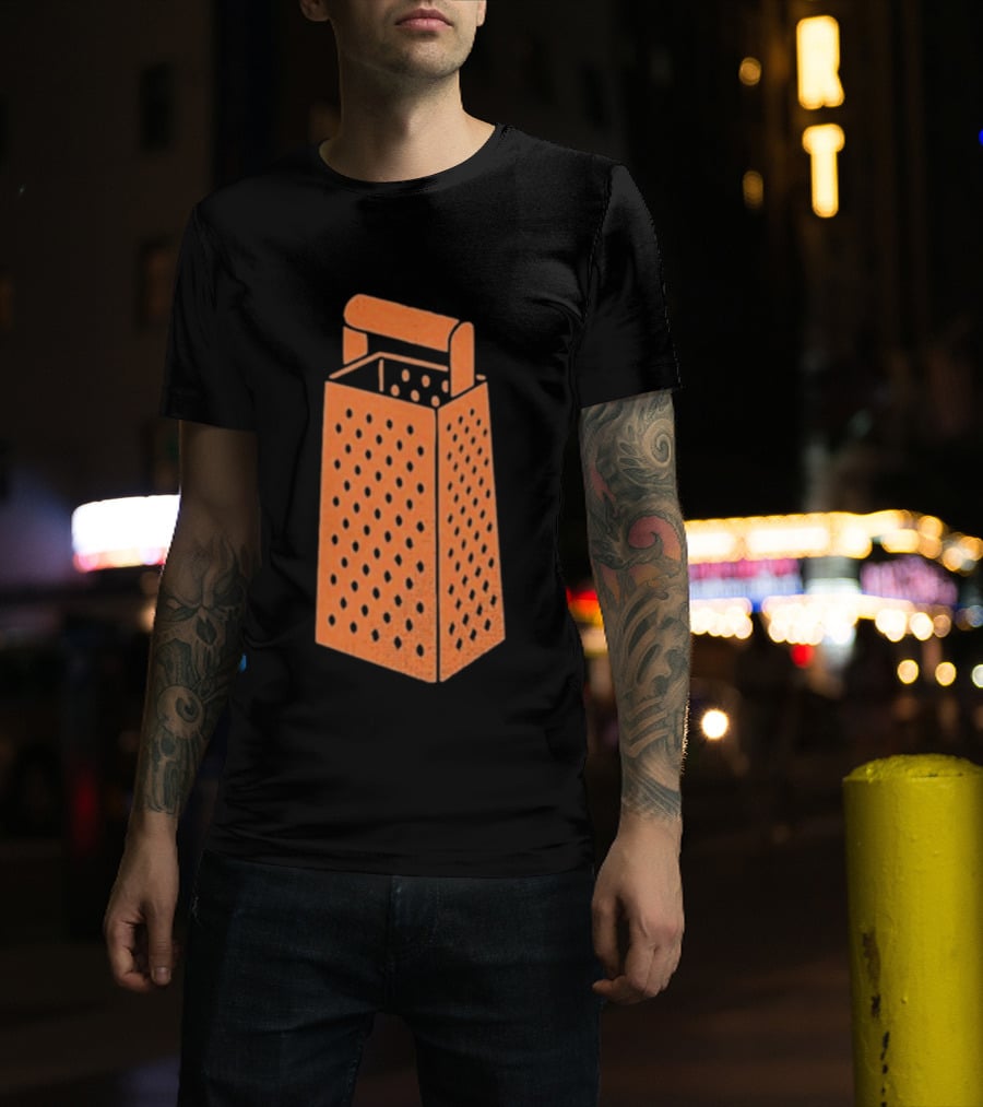 Shredded Cheese Grater Kitchen Tool Humor T-Shirt