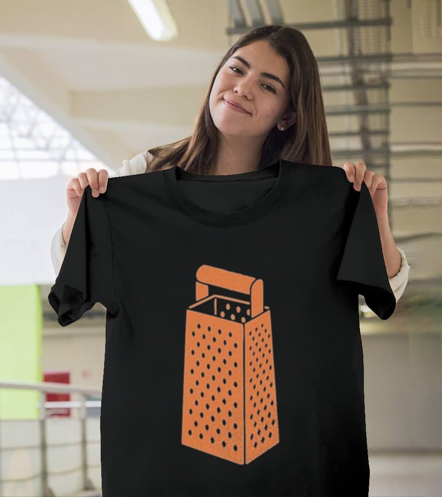 Shredded Cheese Grater Kitchen Tool Humor T-Shirt