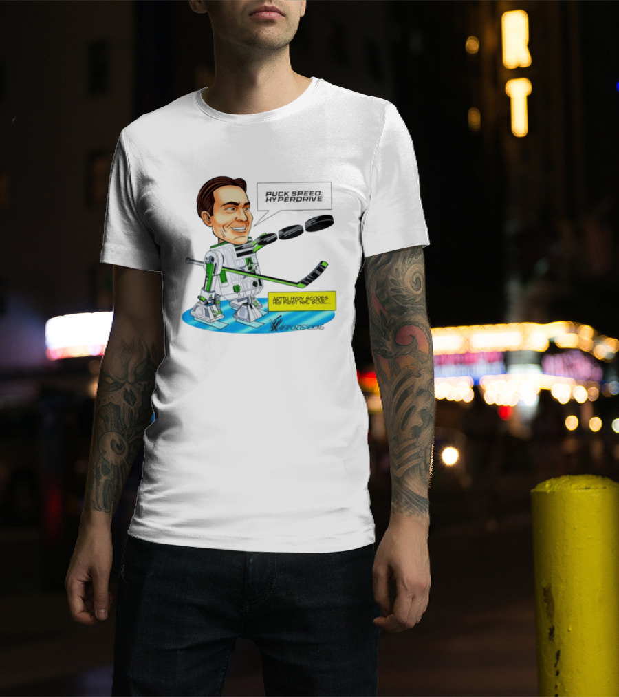 Arttu Hyry Puck Speed R2 D2 Dallas Stars First NHL Goal T-Shirt