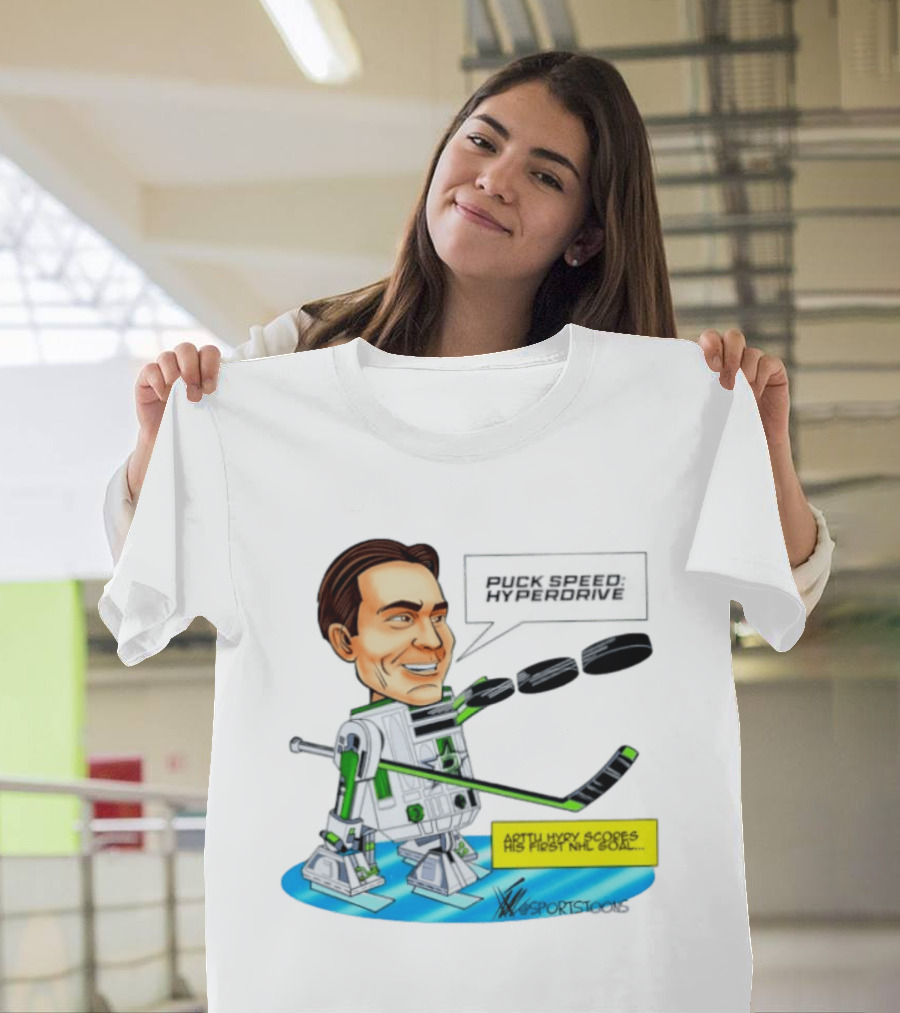 Arttu Hyry Puck Speed R2 D2 Dallas Stars First NHL Goal T-Shirt