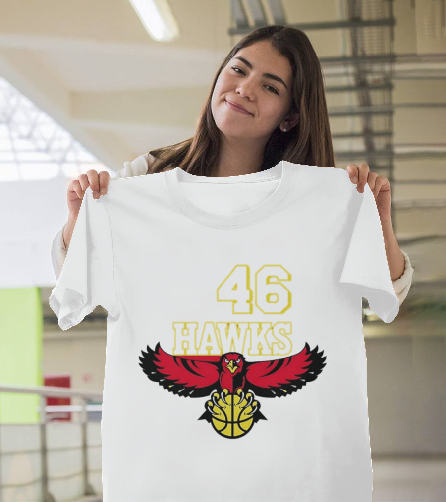 Atlanta Hawks 46 Iconic Basketball Team T-Shirt