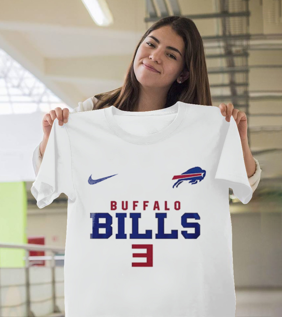 Buffalo Bills Nike Number 3 T-Shirt