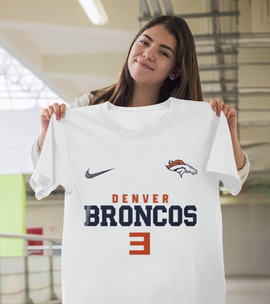 Nike Denver Broncos 3 Eminem Slim Shady Mask T-Shirt
