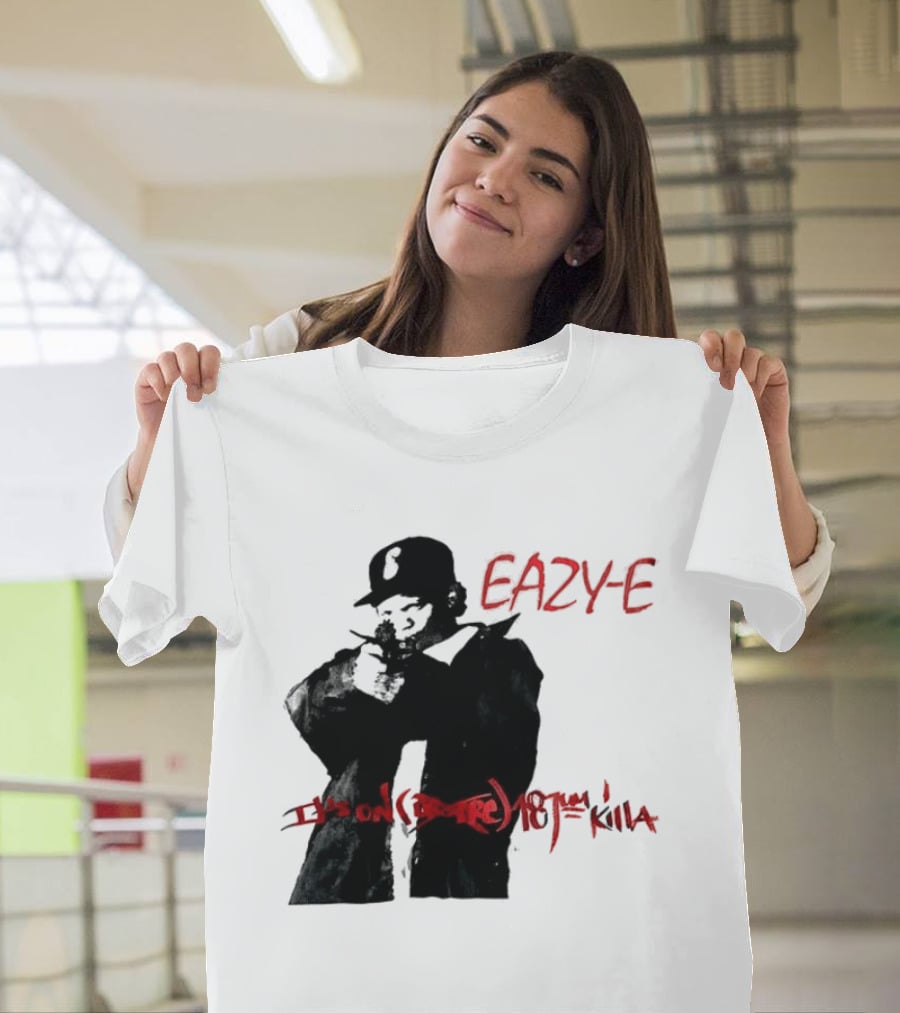 Eazy E It's On Dr. Dre 187um Killa Vintage Style Tribute 90s Hip Hop T-Shirt