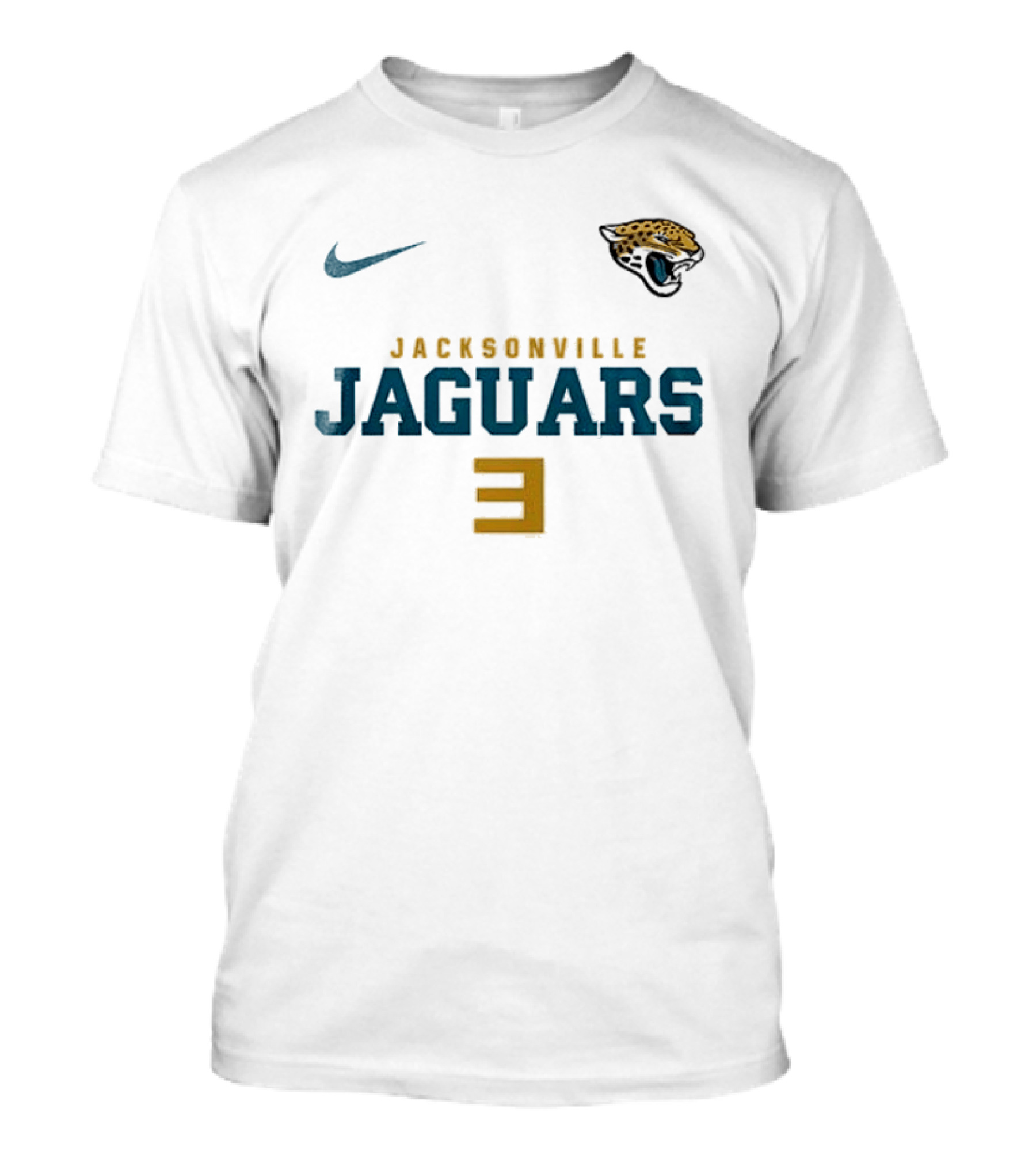 Nike Jacksonville Jaguars 3 Eminem Slim Shady Mask T-Shirt