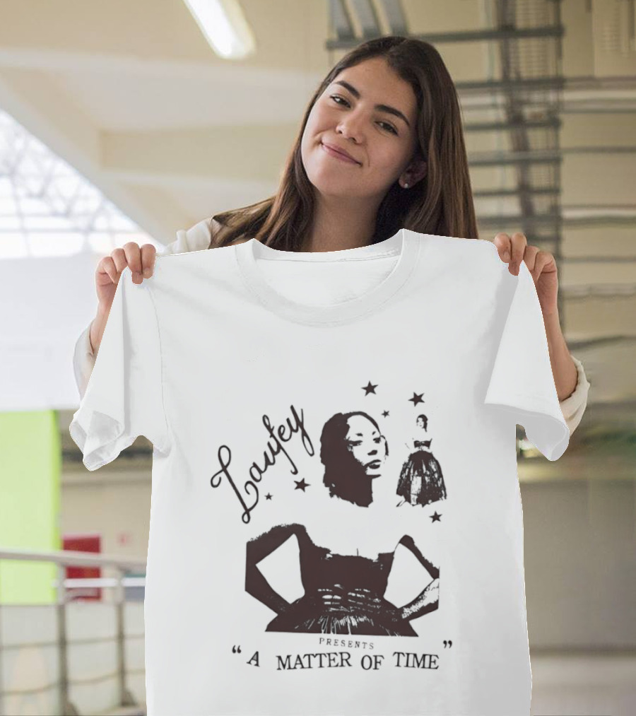Laufey A Matter Of Time Features Retro Silhouette And Stars T-Shirt
