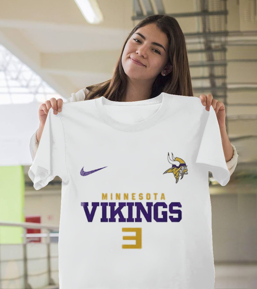 Minnesota Vikings Nike Slim Shady Mask Eminem Collaboration T-Shirt
