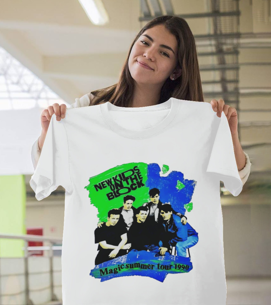 New Kids On The Block Magic Summer Tour 1990 Vintage Concert T-Shirt