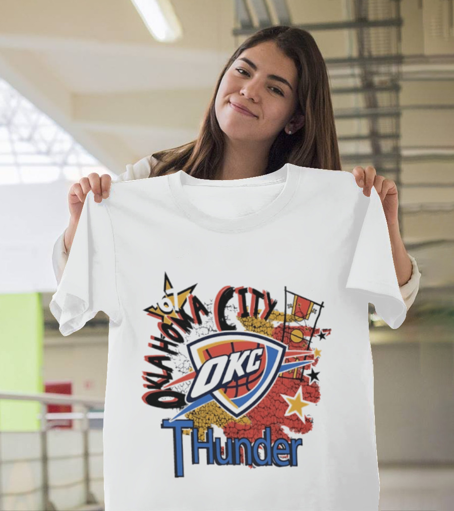 Oklahoma City OKC Thunder '67 Hardwood Classics T-Shirt