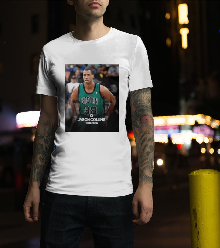 Boston Jason Collins 1978 2026 98 Rest In Peace T-Shirt