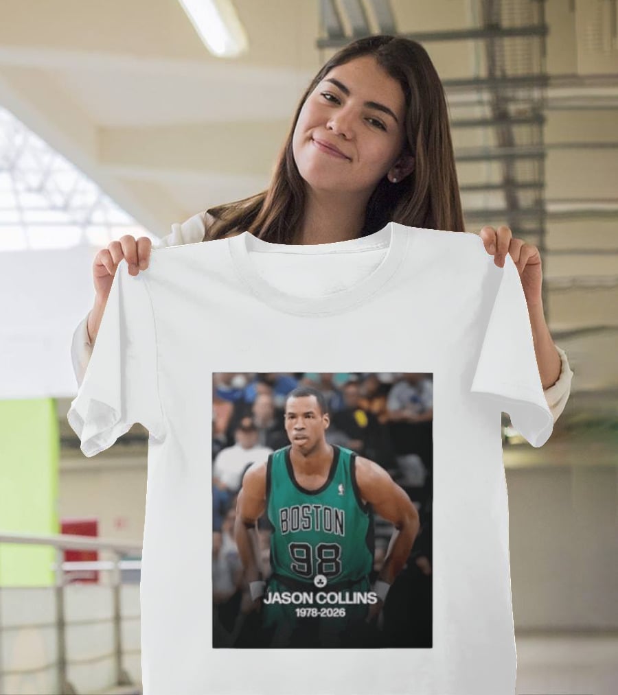Boston Jason Collins 1978 2026 98 Rest In Peace T-Shirt