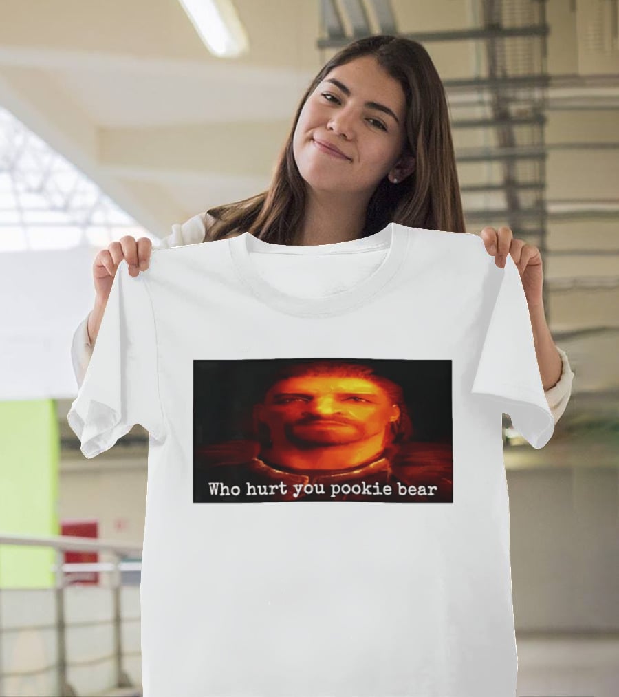 Who Hurt You Pookie Bear Video Game T-Shirt