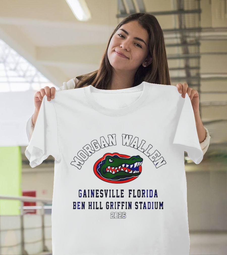 Morgan Wallen Florida Gators 2026 Gainesville Ben Hill Griffin Stadium T-Shirt