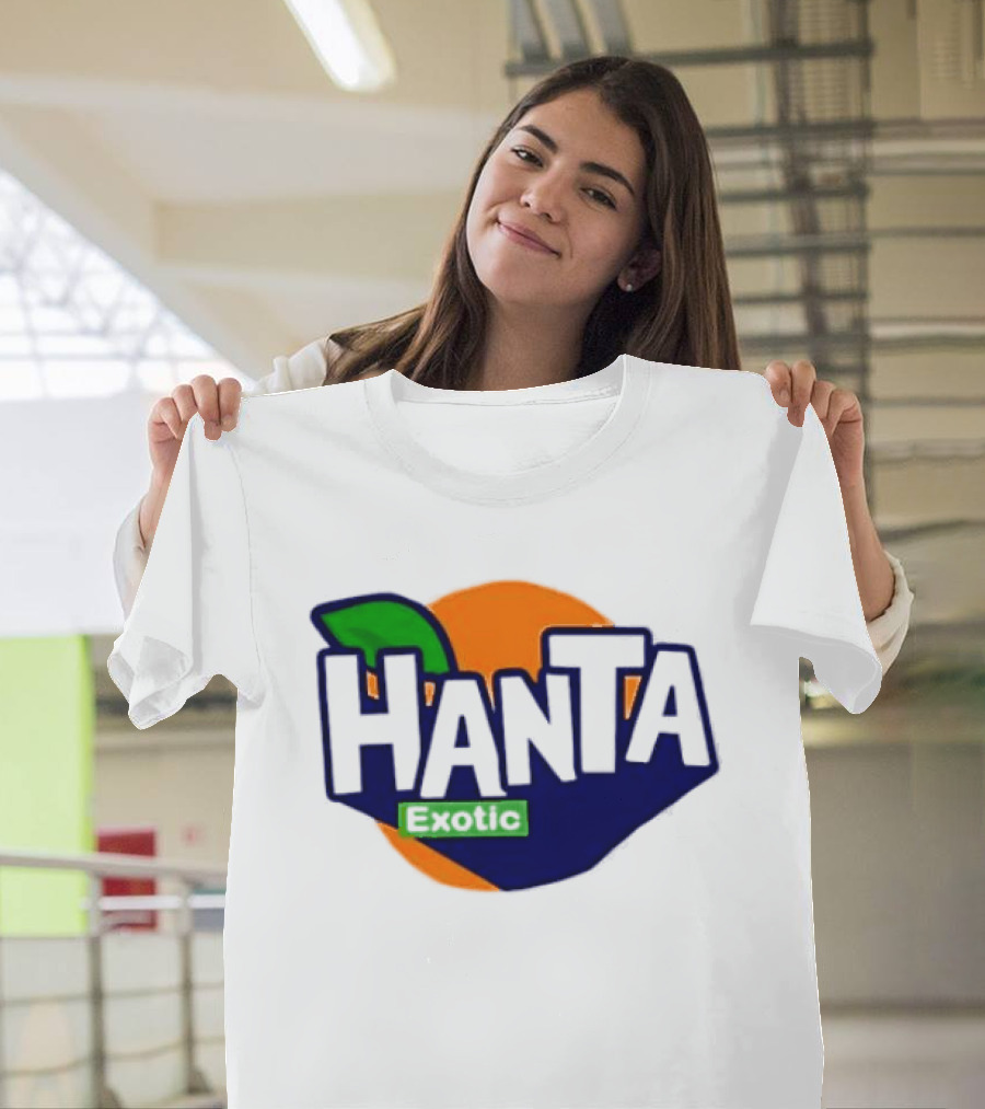 Hanta Exotic Fanta Leaf Orange T-Shirt