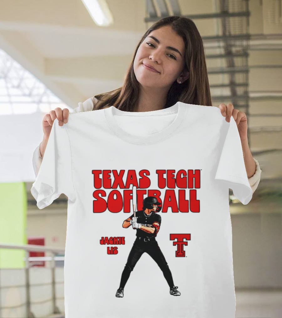 Texas Tech Red Raiders Jackie Lis Softball Player T-Shirt