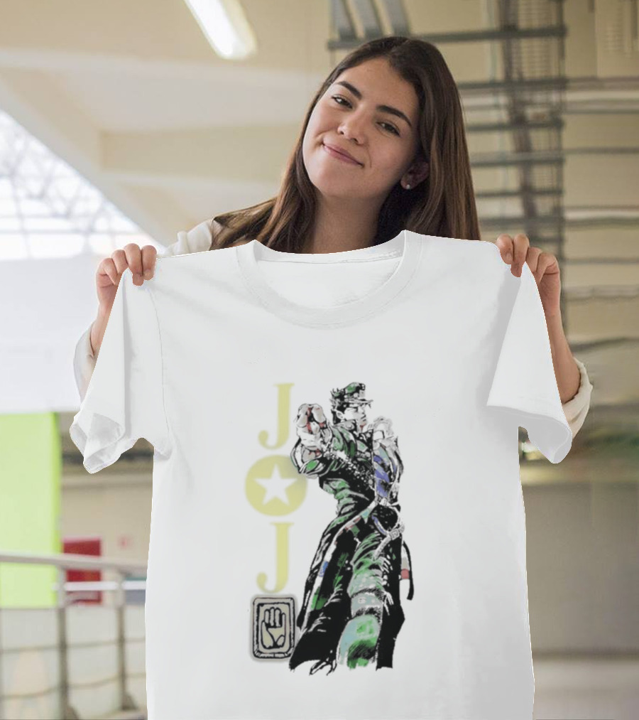Jojo Jotaro Kujo Star Emblem Anime T-Shirt