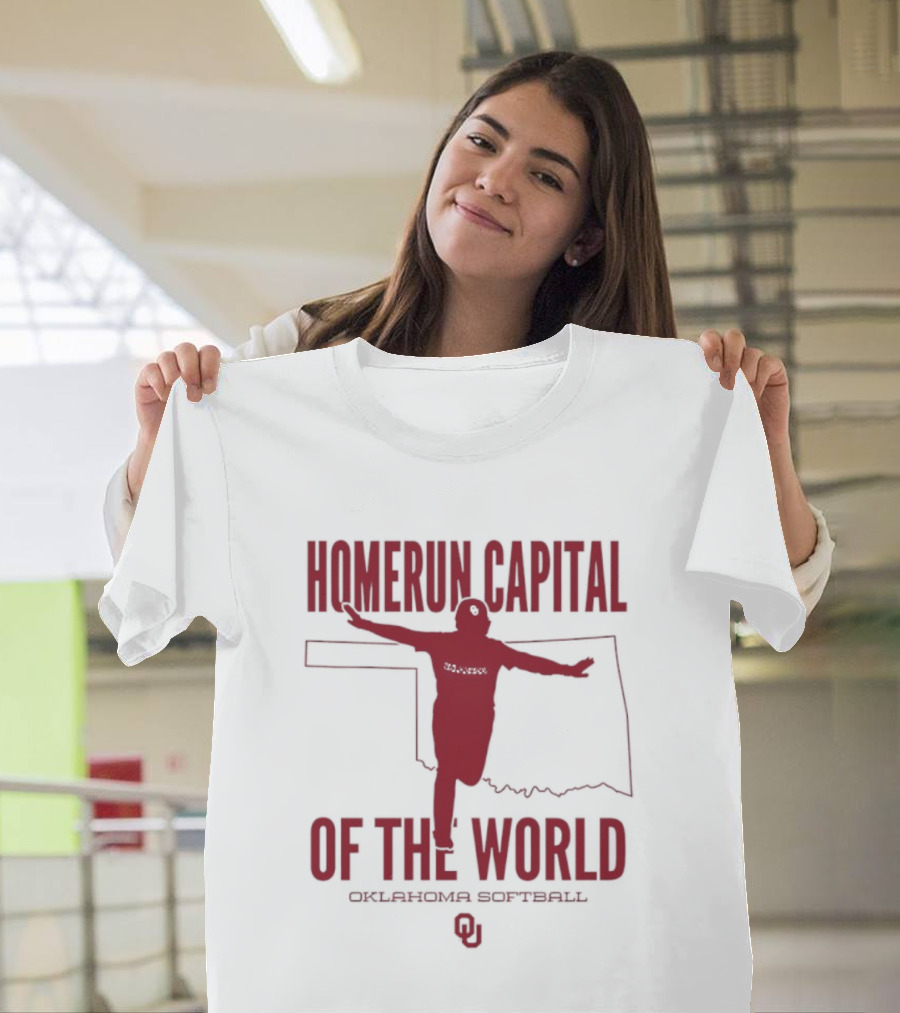 Oklahoma Softball Homerun Capital Of The World T-Shirt