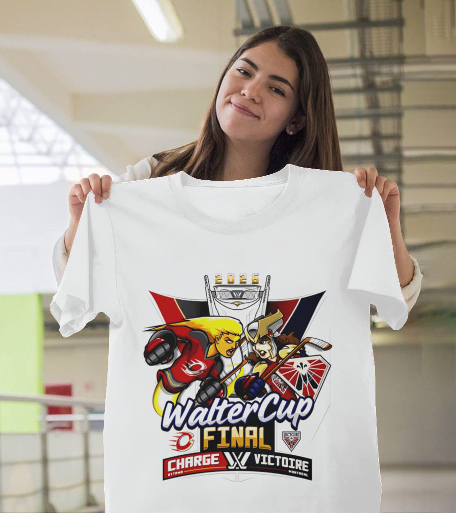 Ottawa Charge Vs Montreal Victoire 2026 Walter Cup Final Hockey Clash T-Shirt