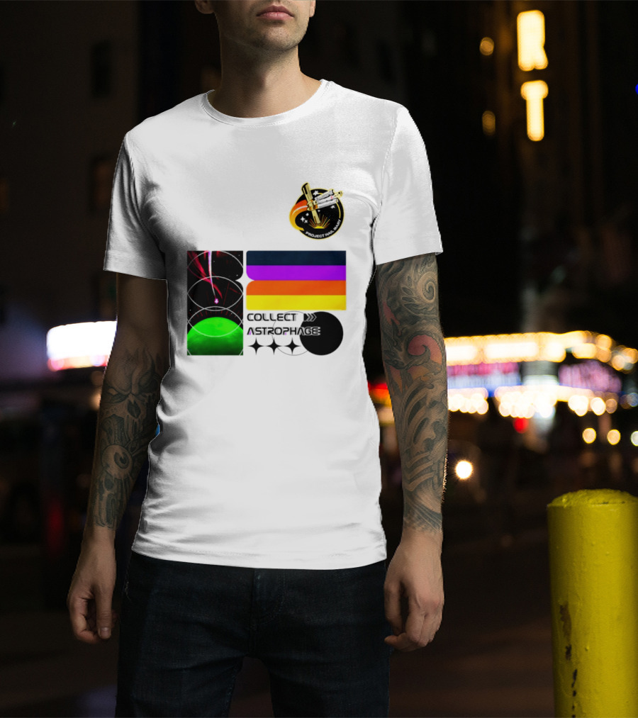 Project Hail Mary Collect Astrophage Science Fiction Spacecraft T-Shirt