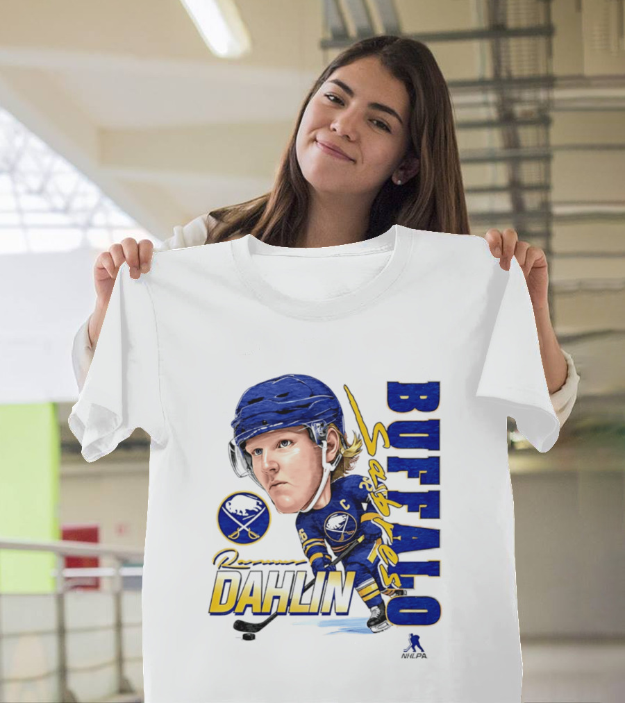 Rasmus Dahlin Captain Buffalo Sabres NHLPA Caricature T-Shirt