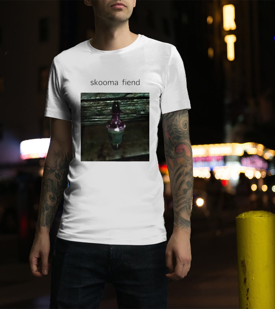 Skooma Fiend Skyrim Potion Character Reference T-Shirt