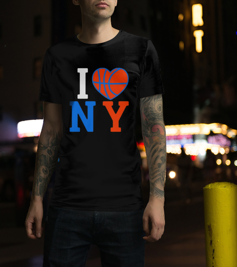 New York Knicks I Heart NY Basketball T-Shirt