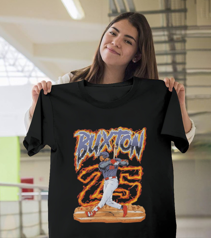 Buxton 25 Blazing Baseball Slugger T-Shirt
