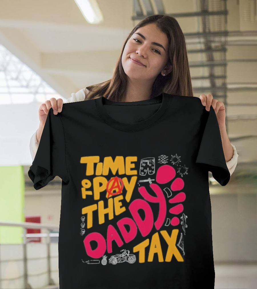 Time To Pay The Daddy Tax Dungeon Crawler Carl Footprint T-Shirt