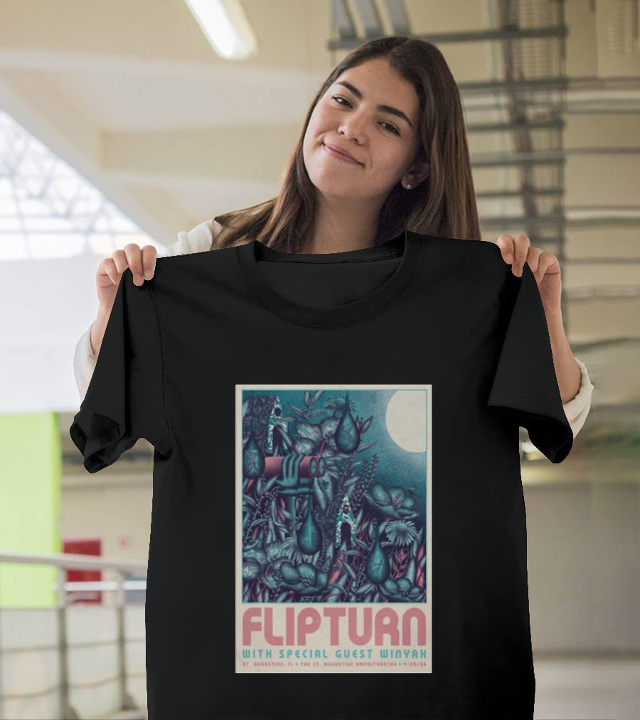 FLIPTURN With Special Guest Winyah St. Augustine Ampitheatre 9/25/26 T-Shirt
