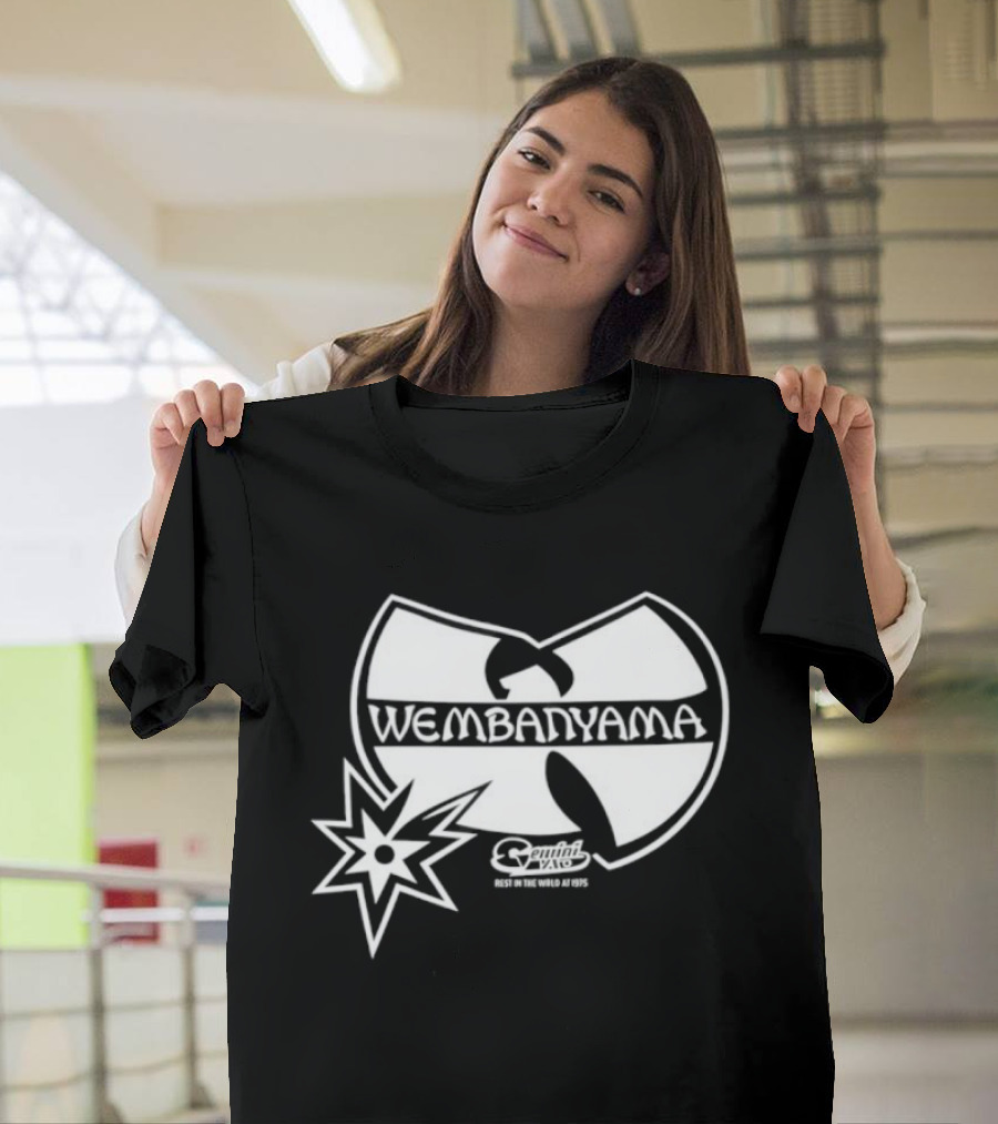 Victor Wembanyama Wu Tang San Antonio Spurs Cactus Basketball 1975 T-Shirt