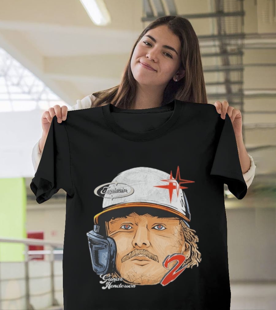 Gunnar Henderson Euphoria Gaze Helmet Number 2 T-Shirt