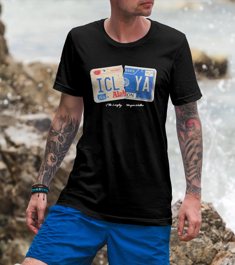 Morgan Wallen Ella Langley 2026 ICLYA Alabama Tennessee Heart Tour T-Shirt
