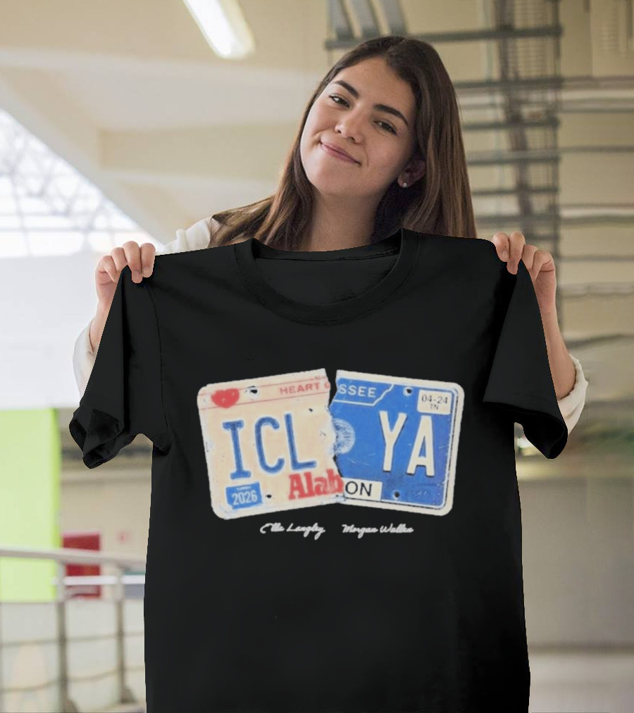 Morgan Wallen Ella Langley 2026 ICLYA Alabama Tennessee Heart Tour T-Shirt