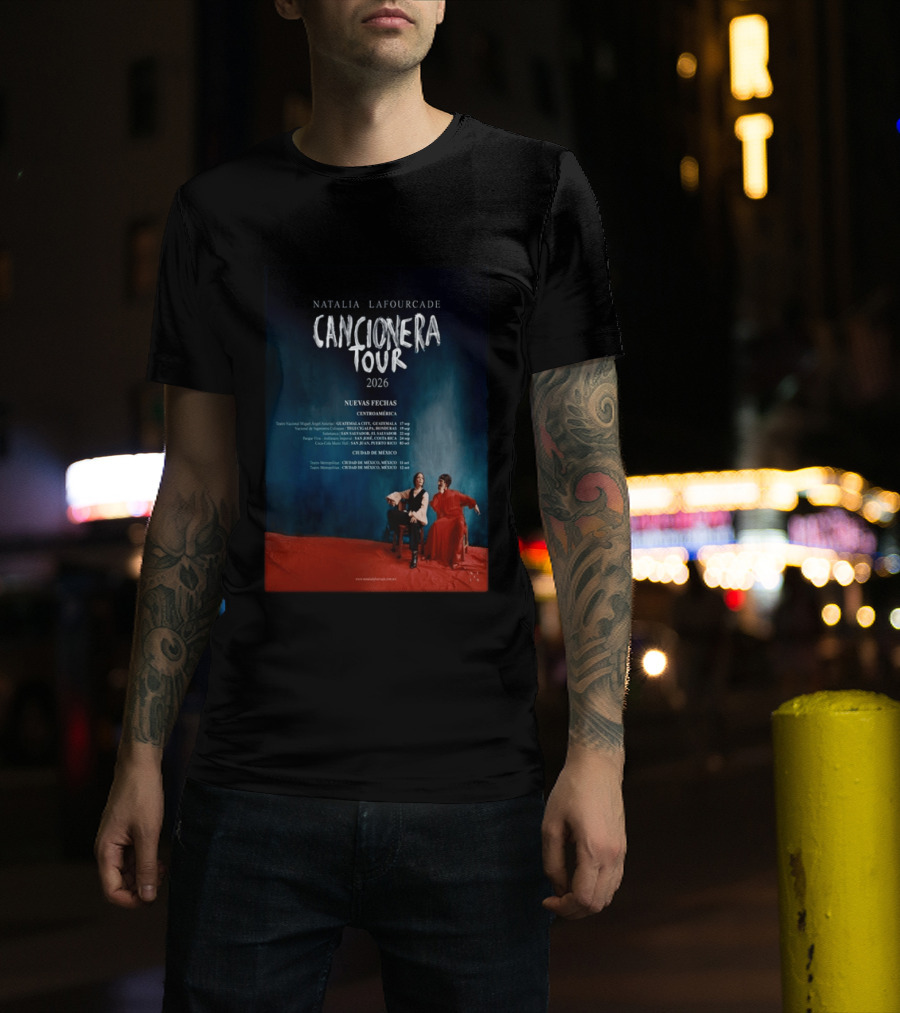 Natalia Lafourcade 2026 Cancionera Tour Nueva Fechas Centroamérica Ciudad De México T-Shirt