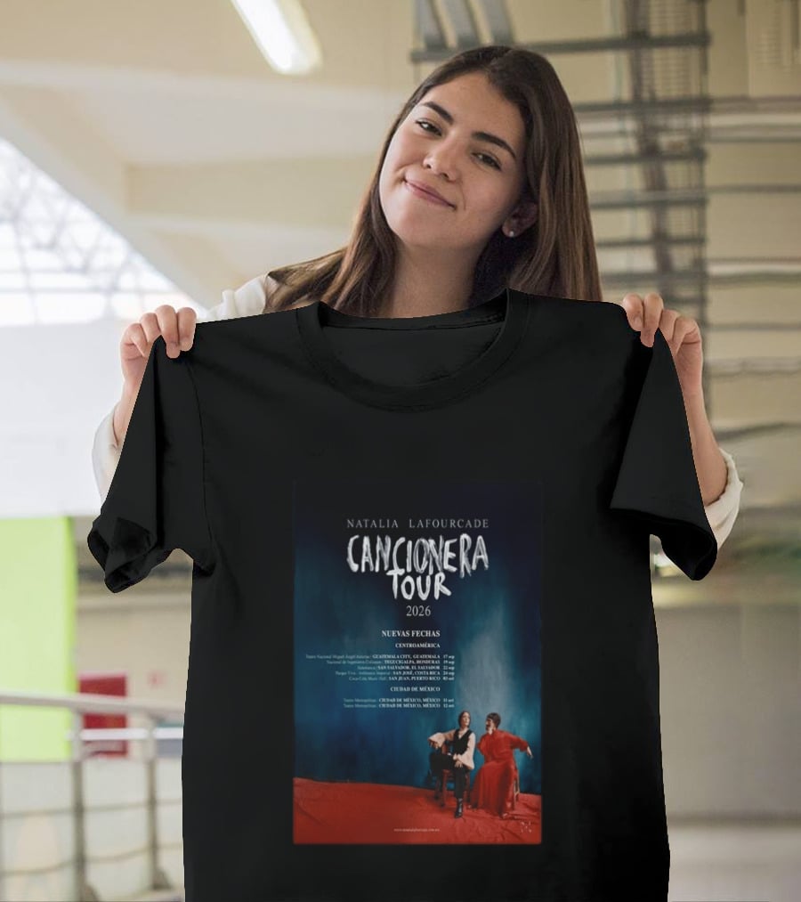 Natalia Lafourcade 2026 Cancionera Tour Nueva Fechas Centroamérica Ciudad De México T-Shirt