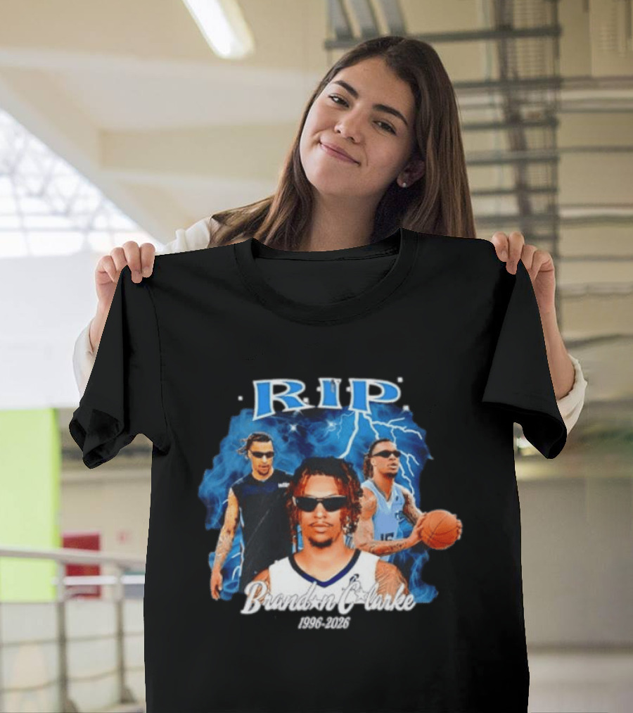 RIP Brandon Clarke 1996 2026 Memphis Grizzlies NBA Players Commemorative T-Shirt
