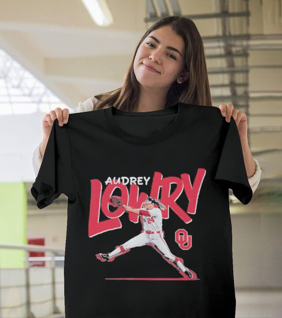 Audrey Lowry Oklahoma Sooners Softball OU 24 T-Shirt