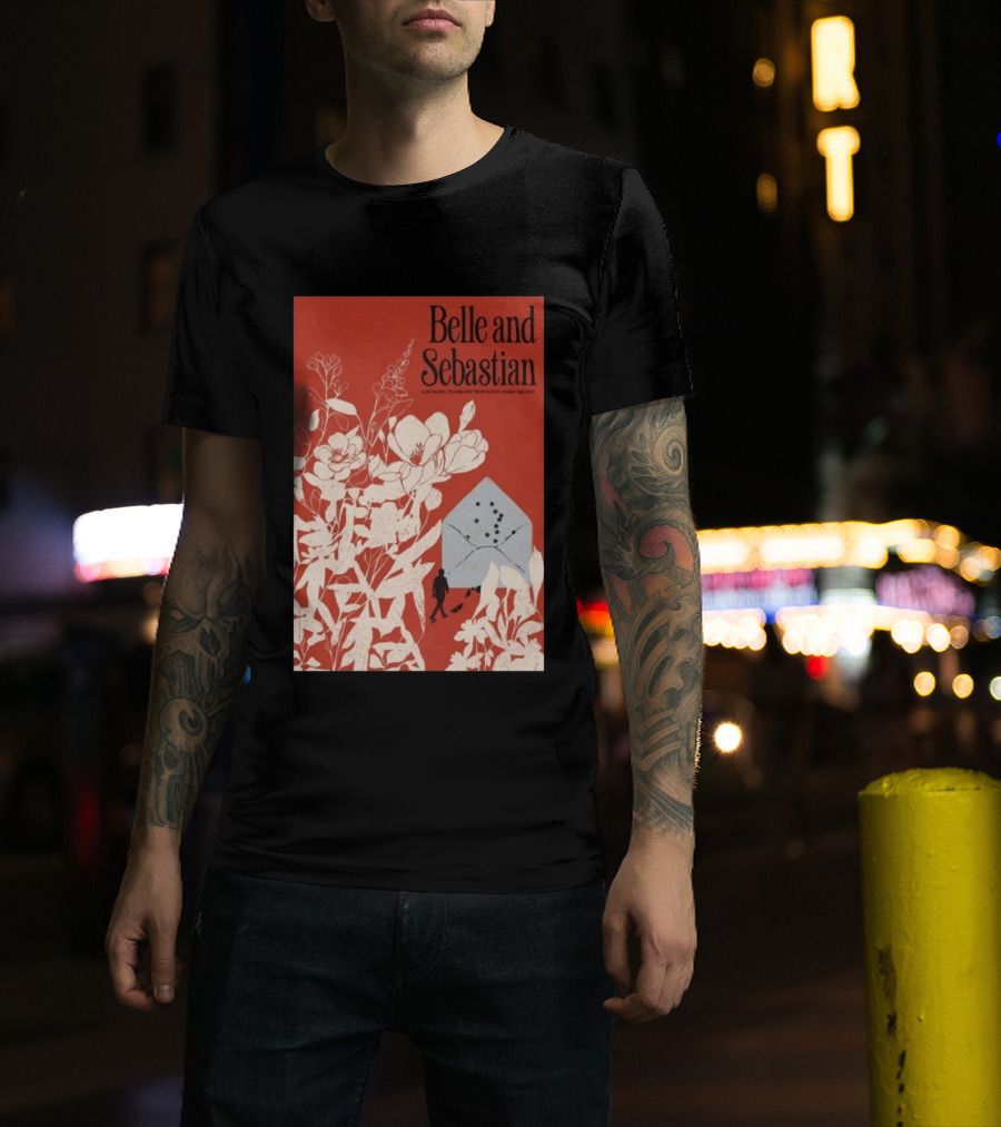 Belle And Sebastian 13 De Mayo Teatro Metropólitan CDMX Mexico Floral T-Shirt