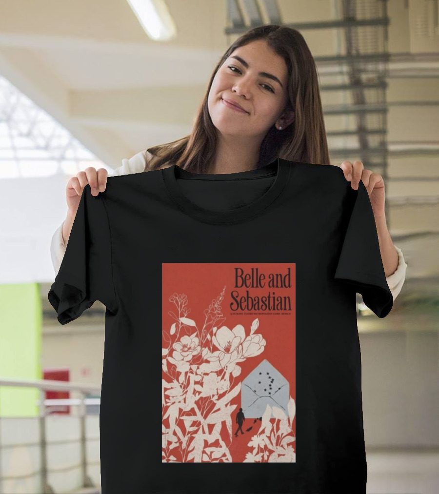 Belle And Sebastian 13 De Mayo Teatro Metropólitan CDMX Mexico Floral T-Shirt