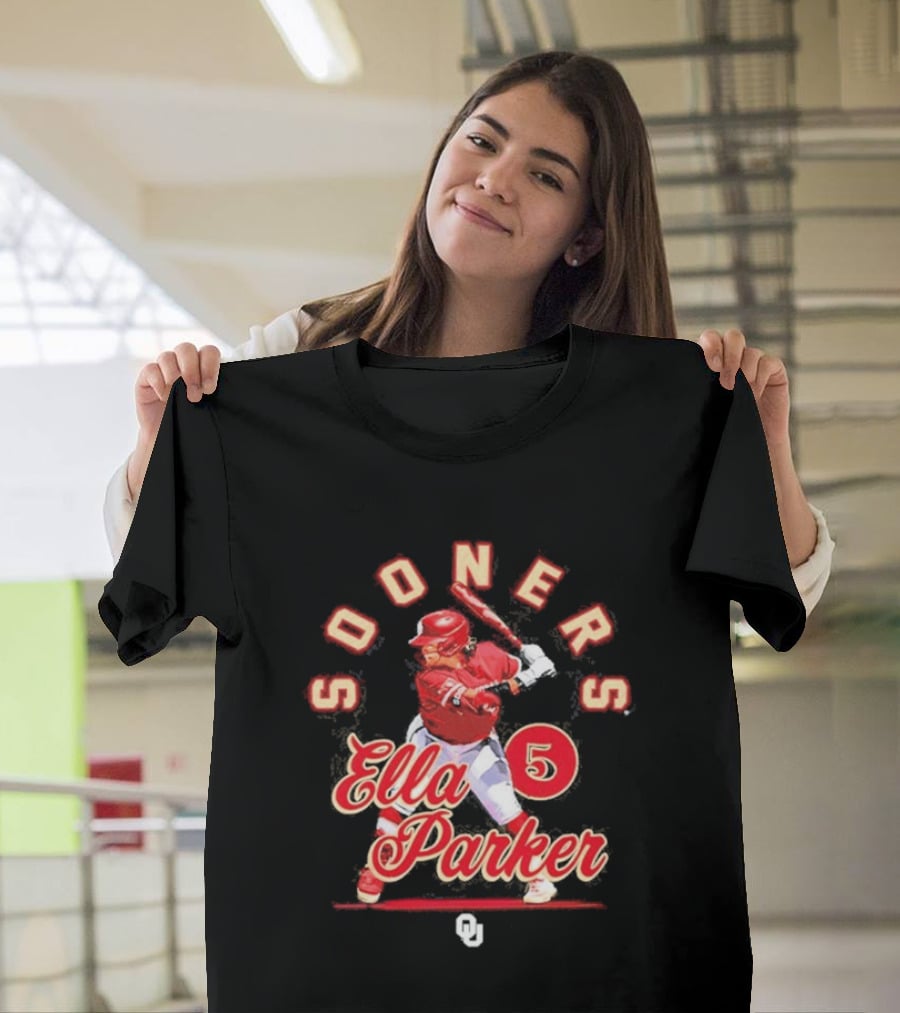 Sooners Softball Ella Parker 5 Oklahoma Player T-Shirt