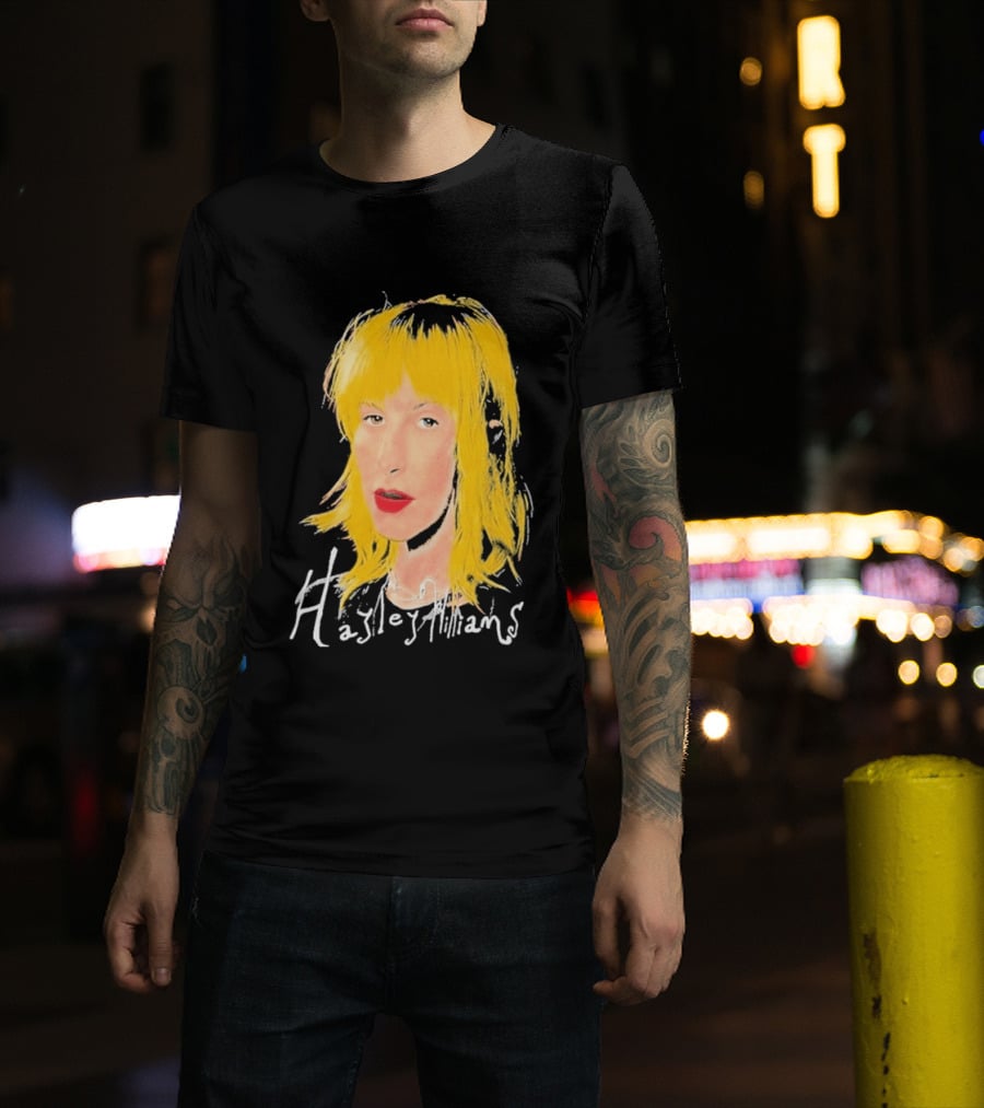 Hayley Williams 2026 Blonde Hair Red Lips T-Shirt
