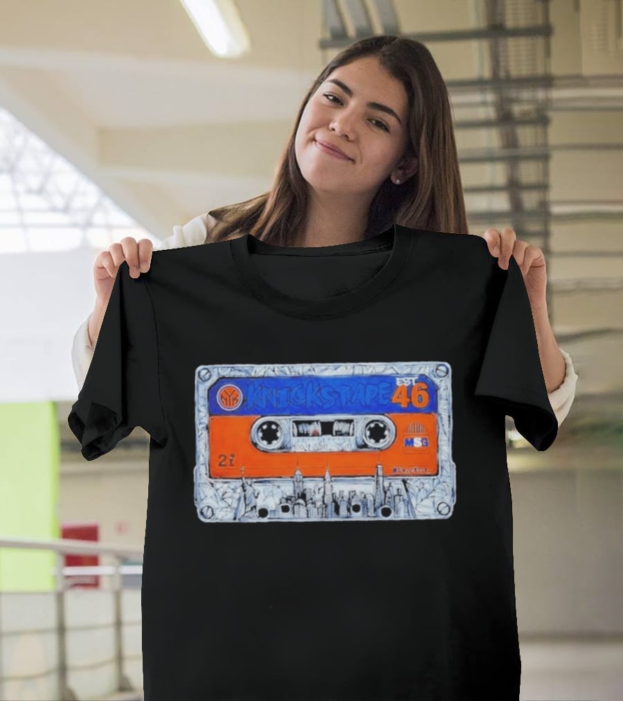 Knickstape New York Knicks EST 46 Cassette MSG Skyline T-Shirt